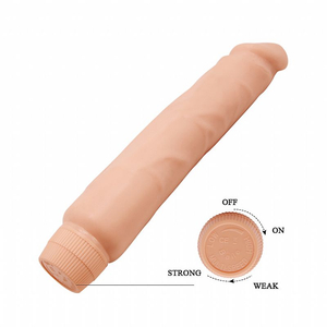Dildo Pênis Realístico com vibro Multivelocidade 25x5cm – Barbara Jack