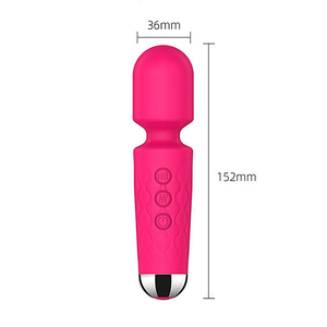 Mini Vibrador Feminino Discreto – 20 modos – silicone – prazer feminino intenso