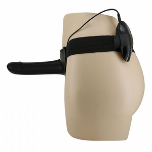 CAPA PENIANA COM CINTA E VIBRADOR VITO - PRETTY LOVE