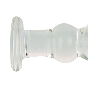 PLUG ANAL DE VIDRO FORMATO CÔNICO 11 X 3,2 CM
