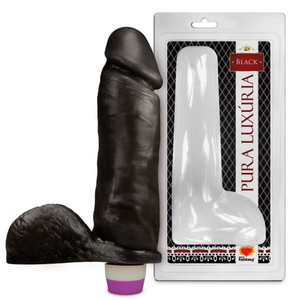Dildo Realístico com vibro multivelocidade -  20,5x5cm