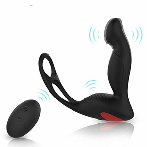 MASSAGEADOR DE PROSTATA 9 VIBRO RECARREGÁVEL COM CONTROLE - LANGER