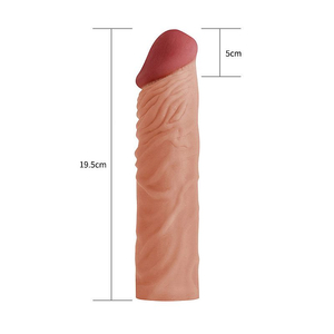 CAPA PENIANA  EXTENSORA  EM CYBER  / X-TENDER /PRETTY LOVE / 19,5 X 4 CM 1294