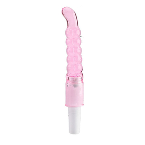 MASSAGEADOR EM JELLY ESCALONADO COM VIBRADOR MULTIVELOCIDADE