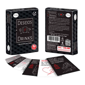 JOGO DE BEBER PARA CASAIS- DESEJOS DRINKS