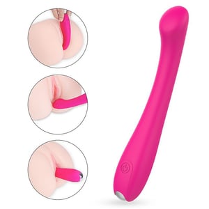 VIBRADOR MASSAGEADOR DO PONTO G RECARREGÁVEL COM 9 VIBRAÇÕES - ANA - S-HANDE
