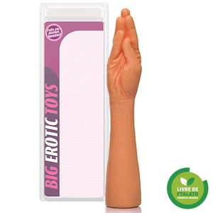 PRÓTESE GIGANTE HAND FIST  / BRAÇO COM O PUNHO  / 40 X 7 CM  Cor:Bege