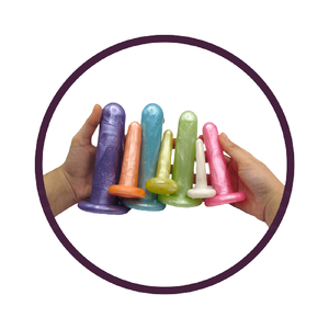 KIT COM 7 DILATADORES VAGINAIS