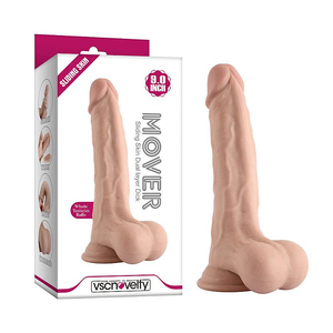 PÊNIS REALÍSTICO COM DUPLA CAMADA / MOVER 4 / 23 x 4,6 cm