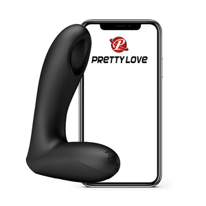 ESTIMULADOR DE PROSTATA  CONTROLE POR APP /12 VIBRAÇÕES / RECARREGÁVEL / ARCHENEMY / PRETTY LOVE