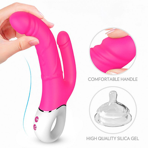 VIBRADOR ESTIMULADOR DO PONTO G RECARREGÁVEL COM PLUG ANAL - JAKIRO - S.HANDE