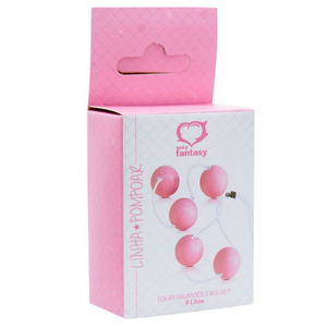 CONJUNTO DE  POMPOAR COM 5 BOLAS P 1,5 CM  - 183 - EX021