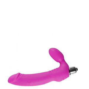 PENETRADOR STREPLESS  EM SILICONE COM 10 VIBRAÇÕES - VB020