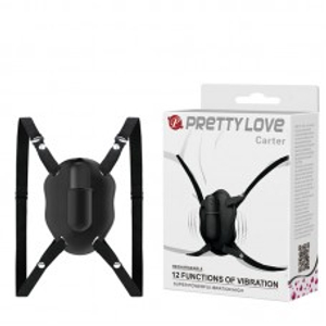 VIBRADOR BUTTERFLY EM SILICONE COM 12 FUNÇÕES  CARTER- PRETTY LOVE RECARREÁVEL