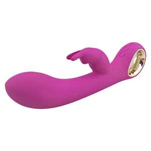 VIBRADOR  DUPLO COM 10 FUNÇOES DE VIBRAÇÕES RECARREGÁVEL