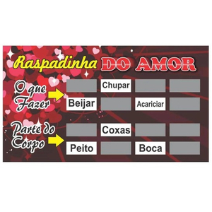 RASPADINHAS DO AMOR