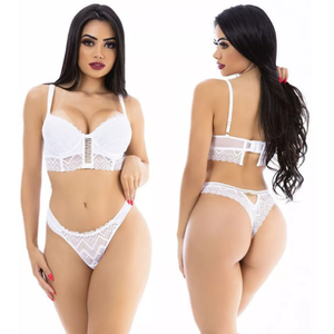 Cropped em Tule e Renda com Detalhe em Elástico | Garota Veneno