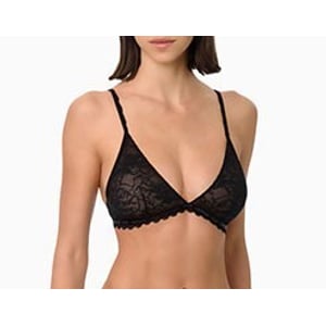 Top Triângulo em Renda Black Lace | Calvin Klein - Black Lace: renda preta que nunca sai de moda