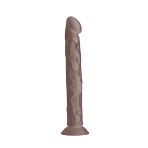 Dildo Pênis em silicone com veias  marcadas -32 x 4,7 cm – com ventosa;