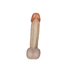 Dildo Pênis Gigante Realístico com ventosa em silicone líquido - 25x5cm