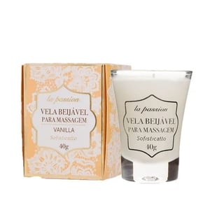 Vela de Massagem Sensual Aromática Beijável Vanilla