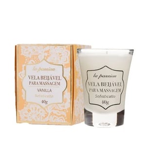 Vela de Massagem Sensual Aromática Beijável Vanilla