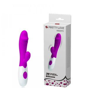 VIBRADOR BASTÃO FORMATO GLANDE - SNAPPY  - 30 FUNÇÕES À PILHA