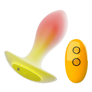 Plug Anal em silicone Premium com Controle Remoto - 11,1 x 3,7