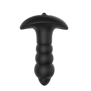 PLUG ANAL  ESCALONADO COM VIBRO BUBBLE