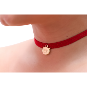 Calcinha Fetiche com Choker - Hoje Sou Sua.