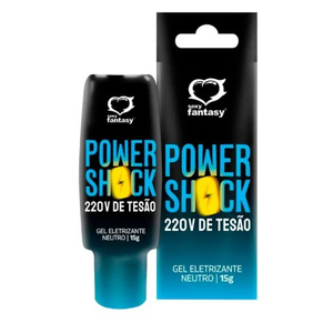 Gel Eletrizante Neutro Power Shock | Sexy Fantasy - Vibra, excita e eletrizante
