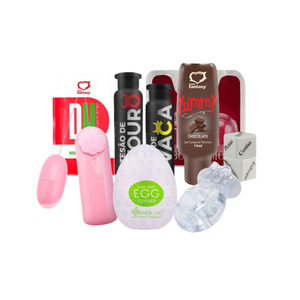 Kit Sensual para inciantes com 8 itens.