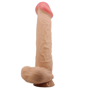 Pênis Realístico em Cyber com Dupla Camada e Ventosa Removível - Mendel - 26 x 5,5cm