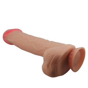 Pênis Realístico em Cyber com Dupla Camada e Ventosa Removível - Mendel - 26 x 5,5cm