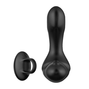 PLUG ANAL SILICONE ESTIMULADOR  RECARREGAVEL - MASSAGEADOR DE PROSTATA COM VIBRO CHOQUE