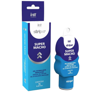 SUPER MACHO GEL POTENCIALIZADOR MASCULINO STRIPER 8 ML INTT