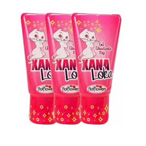 Kit com 3 Gel Excitante – Xana Loka – Hot Flowers