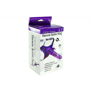 STRAP ON / CINTA PENIANA COM VIBRADOR E ESTIMULADOR CLITORIANO  / 10 VIBRAÇÕES / RABBIT DONG/ 5016 / 5018