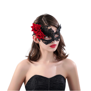 MASCARA / VENEZIANA COM ROSAS