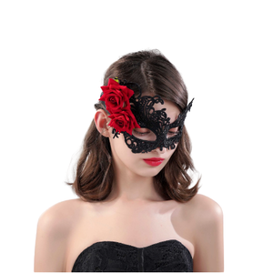 MASCARA / VENEZIANA COM ROSAS