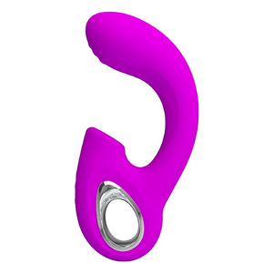VIBRADOR DO PONTO G E CLITÓRIS COM SUCÇAÕ E 10 MODOS DE VIBRAÇÃO SIBEL
