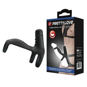 ANEL PENIANO COM ANEL DE ESCROTO E VIBRO