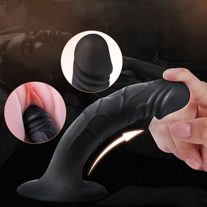 Plug Anal em Formato de Pênis com Ventosa - 14,9cm