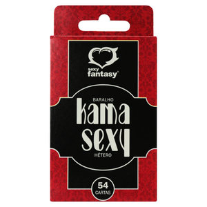 BARALHO KAMA SEXY  COM  54 CARTAS - HÉTERO -  SEXY FANTASY