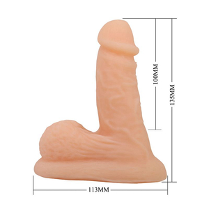 Dildo Pênis Realístico 13,5cm – Pretty Love – prazer feminino realístico