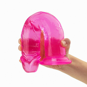Pênis Realístico Em Jelly Com Ventosa 22 X 4,5 Cm –