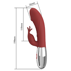 Vibrador Rabbit Duplo Ponto G – Pretty Love – 30 modos 