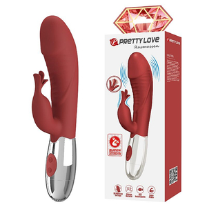 Vibrador Rabbit Duplo Ponto G – Pretty Love – 30 modos 