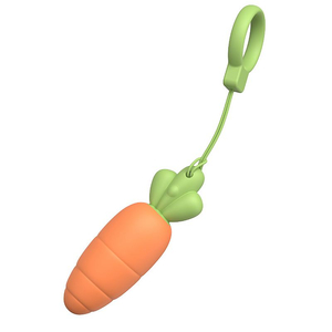 Bullet Vibratório Feminino formato de cenoura  Discreto – recarregável