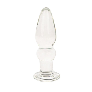 PLUG ANAL DE VIDRO FORMATO CÔNICO 11 X 3,2 CM